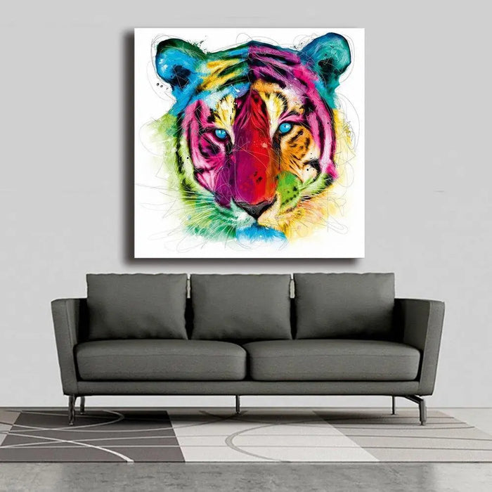 RAINBOW TIGER PAINTING Tiger-Universe