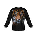 Realistic Tiger Print Sweatshirt Tiger-Universe