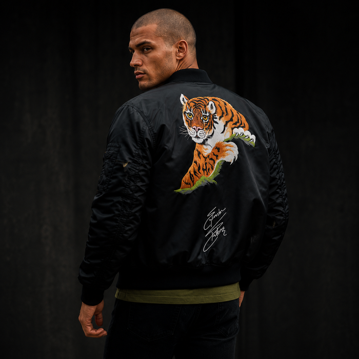 Rocky Tiger Jacket Official Signed Bomber Tiger-Universe