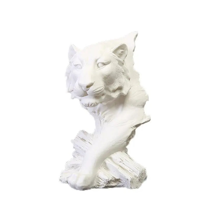 ROMAN WHITE TIGER SCULPTURE Tiger-Universe