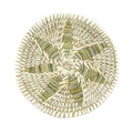 Round Open Stitch Basket with Star Pattern