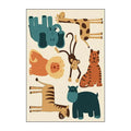RUG ANIMALS OF THE JUNGLE Tiger-Universe