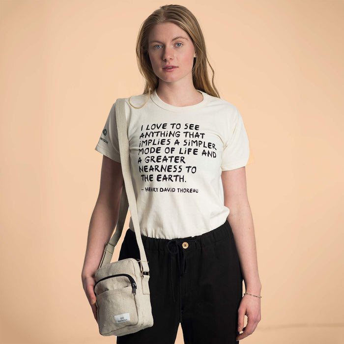 hemp shoulder bag