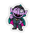 Sesame Street® Count von Count Waterproof Sticker