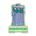 Sesame Street® Waterproof Sticker - Anti-Social Grouch Club