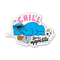 Sesame Street® Waterproof Sticker - Chill Bon Appetite Cookie Monster
