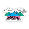 Sesame Street® Waterproof Sticker - Cookies! Always Right Answer