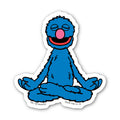 Sesame Street® Waterproof Sticker - Grover Doing Yoga
