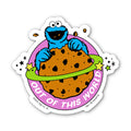 Sesame Street® Waterproof Sticker - Out Of This World Cookie Monster