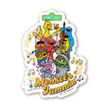Sesame Street® Waterproof Sticker - Sesame Street Monster Jammin'