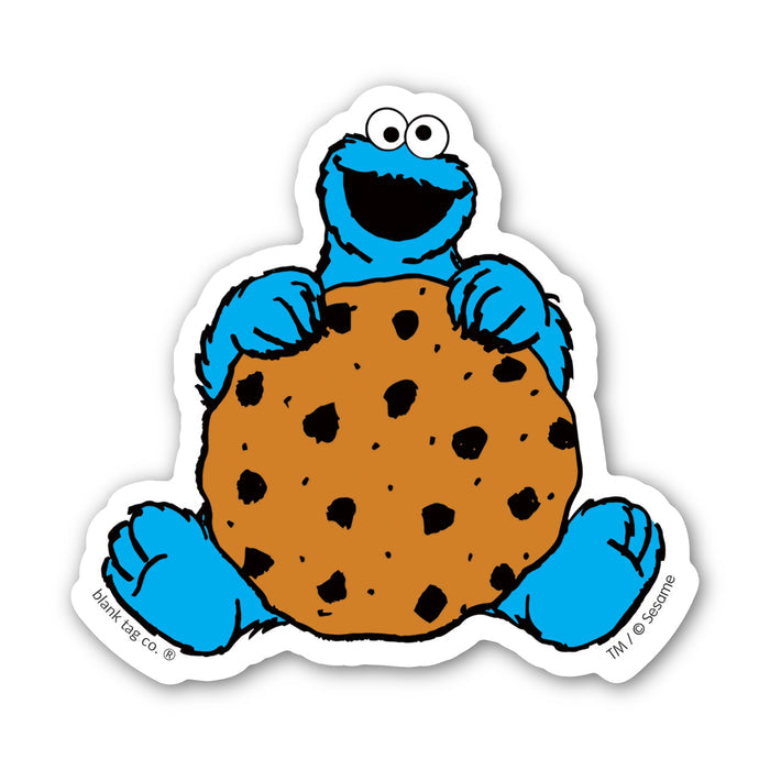 Sesame Street® Waterproof Sticker - Sitting Cookie Monster