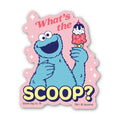 Sesame Street® Waterproof Sticker - What's Scoop