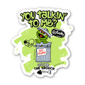 Sesame Street® Waterproof Sticker - You Talkin' To Me Oscar Grouch