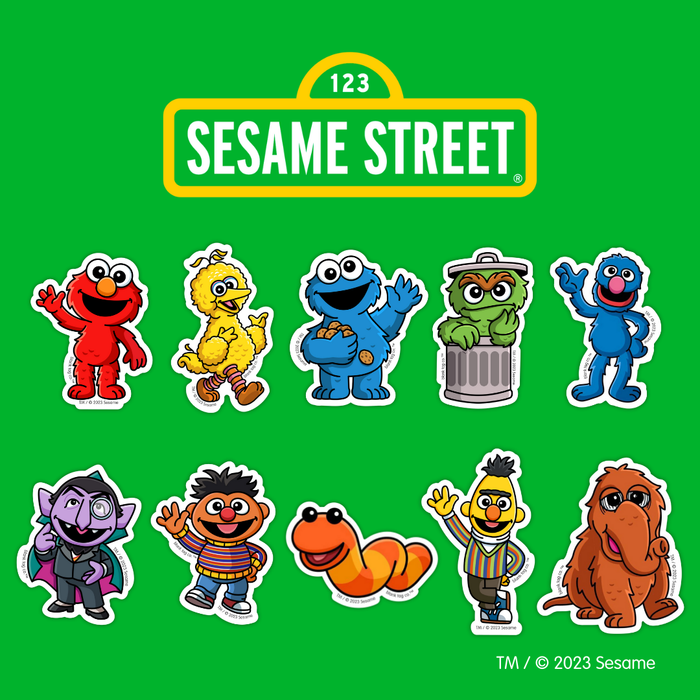 Sesame Street® Waterproof Sticker Bundle