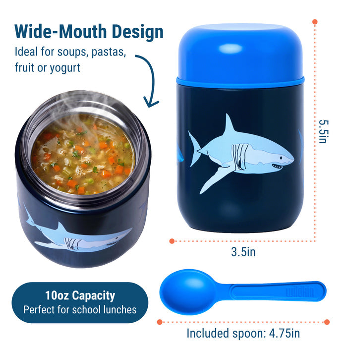 Sharks Insulated Food Jar - 10oz