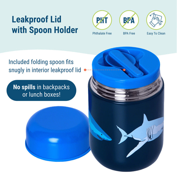 Sharks Insulated Food Jar - 10oz
