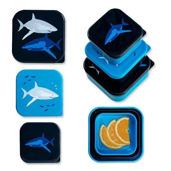 Sharks Nested Snack Containers