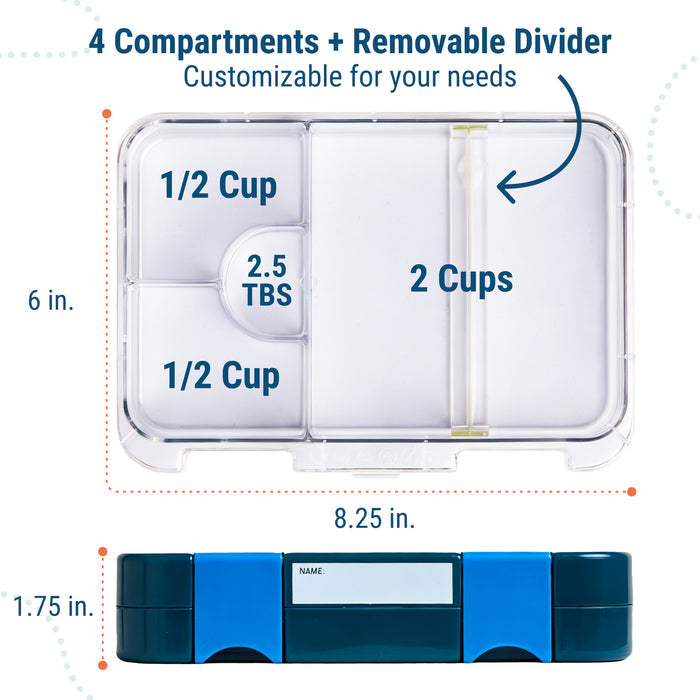 Sharks Pack & Go Bento Box