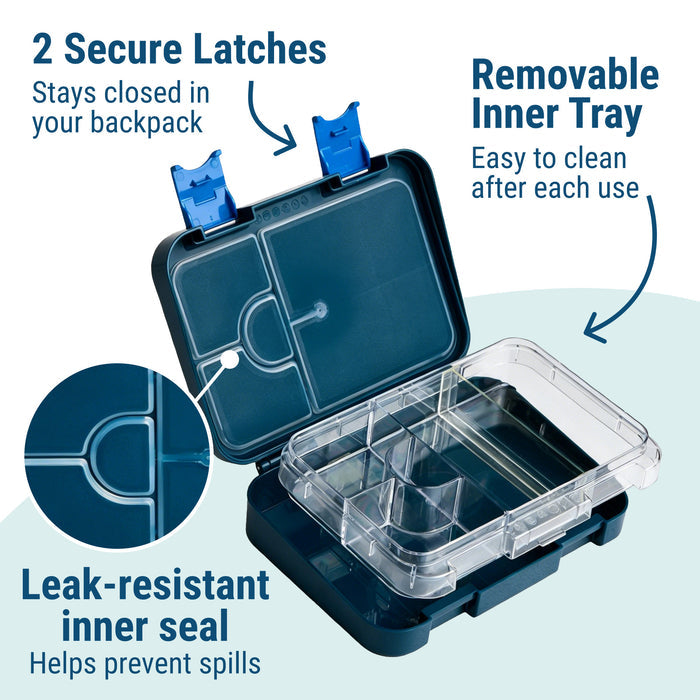 Sharks Pack & Go Bento Box