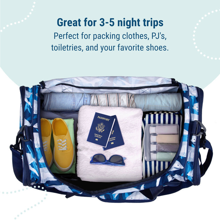 Sharks Weekender Duffel Bag