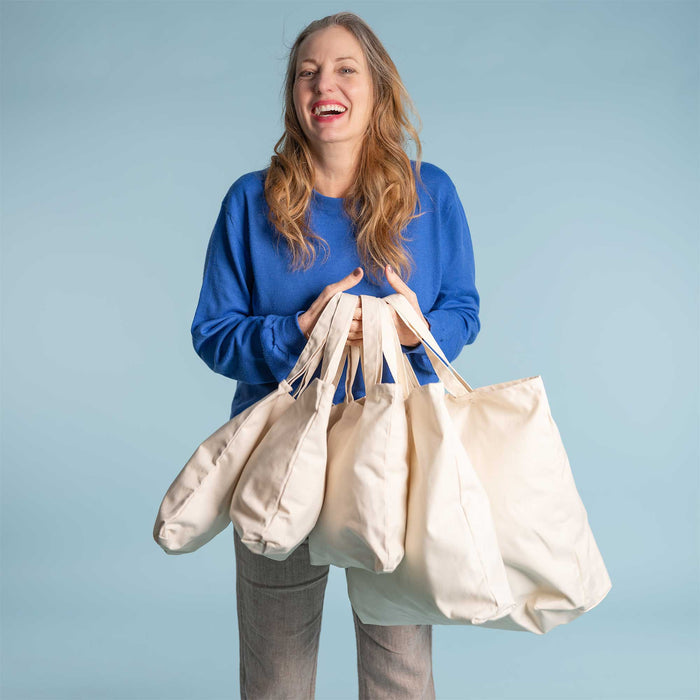 organic cotton shopping bags chemical-free
