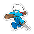 Smurfs® Waterproof Sticker - Contractor Smurf