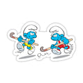 Smurfs® Waterproof Sticker - Field Hockey Smurfs