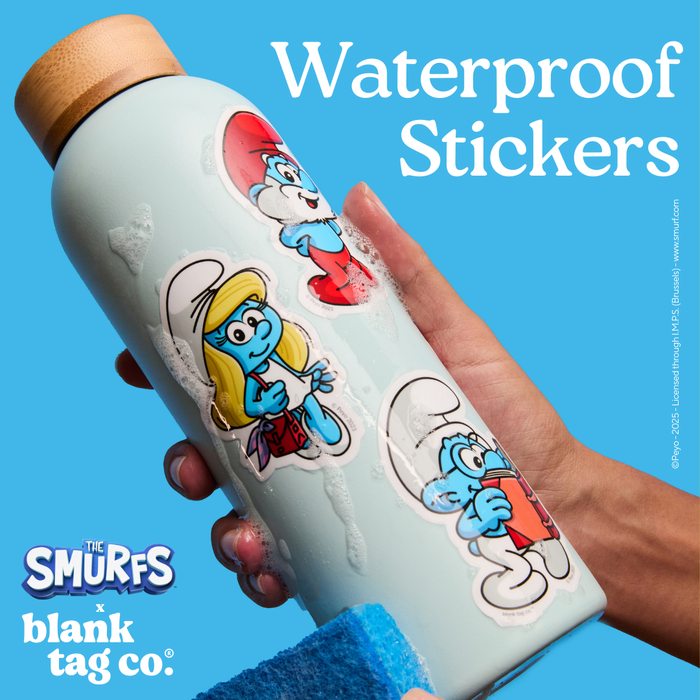 Smurfs® Waterproof Sticker - Pitcher Smurf