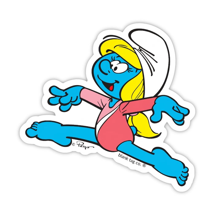 Smurfs® Waterproof Sticker - Rhythmic Gymnastics Smurfette
