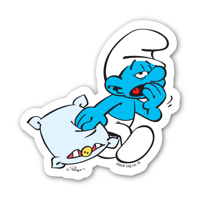 Smurfs® Waterproof Sticker - Sleepy Smurf