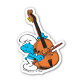 Smurfs® Waterproof Sticker - Smurf With A Cello