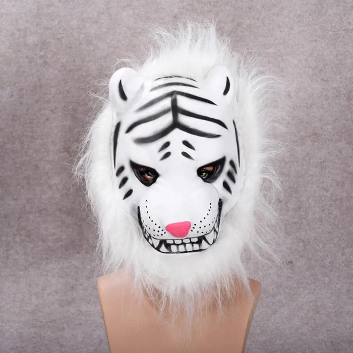 SNEAKY WHITE TIGER HEAD MASK Tiger-Universe