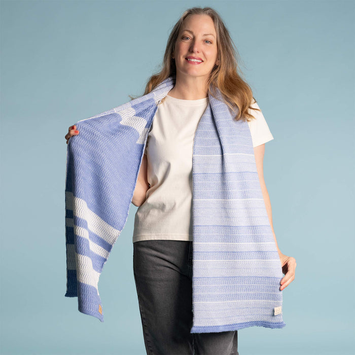 100% organic merino wool scarf