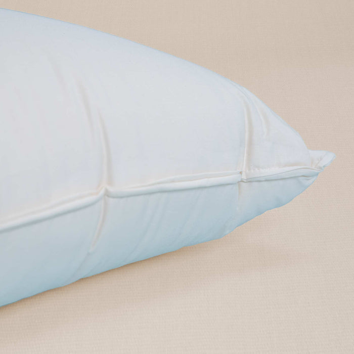 plastic-free organic cotton pillow