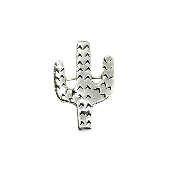 Stamped Cactus Pin