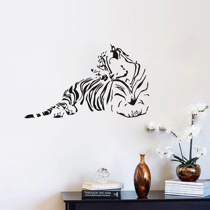 STICKER TIGER LYING Tiger-Universe