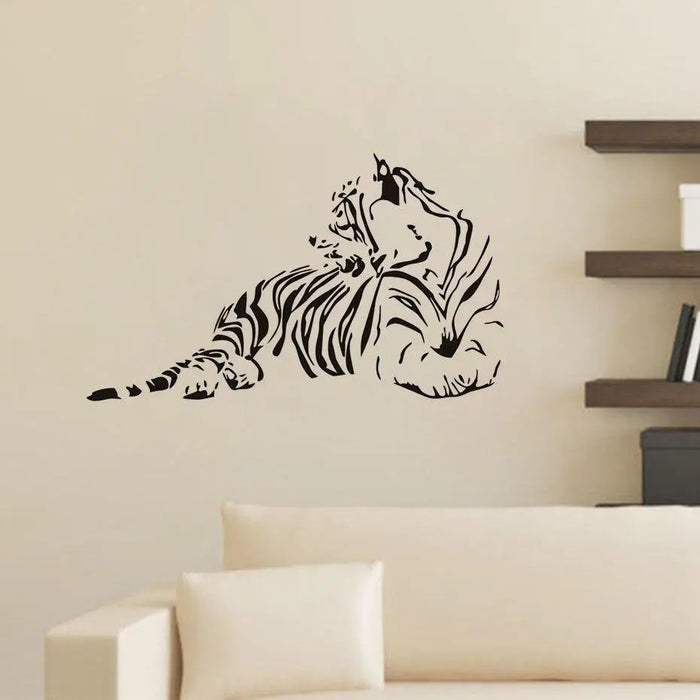 STICKER TIGER LYING Tiger-Universe