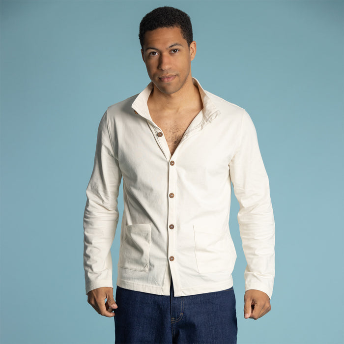 100% organic cotton button down shirt