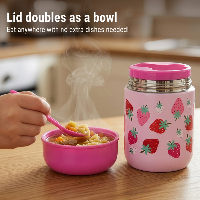 Strawberry 10 oz thermos