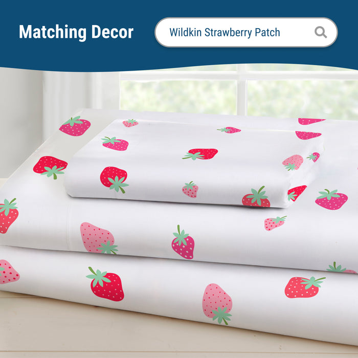 Strawberry 100% Cotton Fitted Crib Sheet