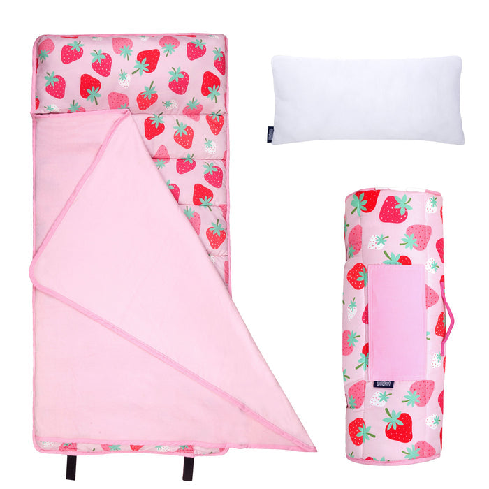 Strawberry Microfiber Toddler Nap Mat