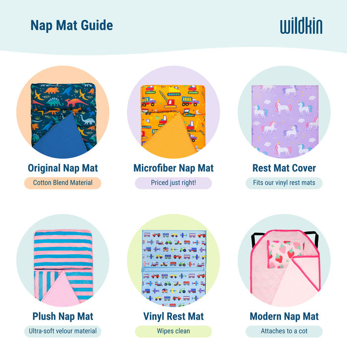 Strawberry Microfiber Toddler Nap Mat