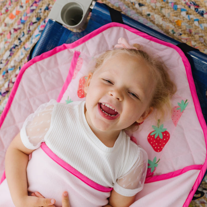 Strawberry Modern Nap Mat