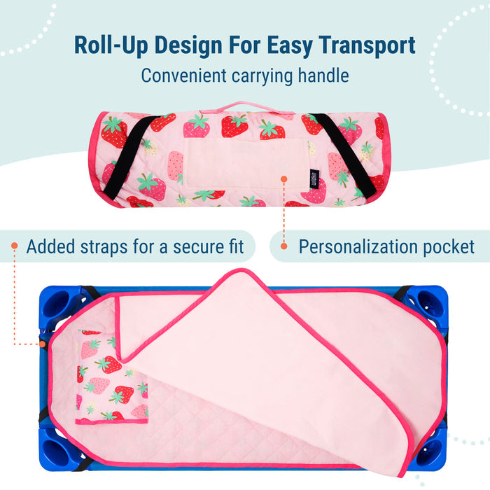 Strawberry Modern Nap Mat