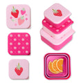 Strawberry nesting food containers