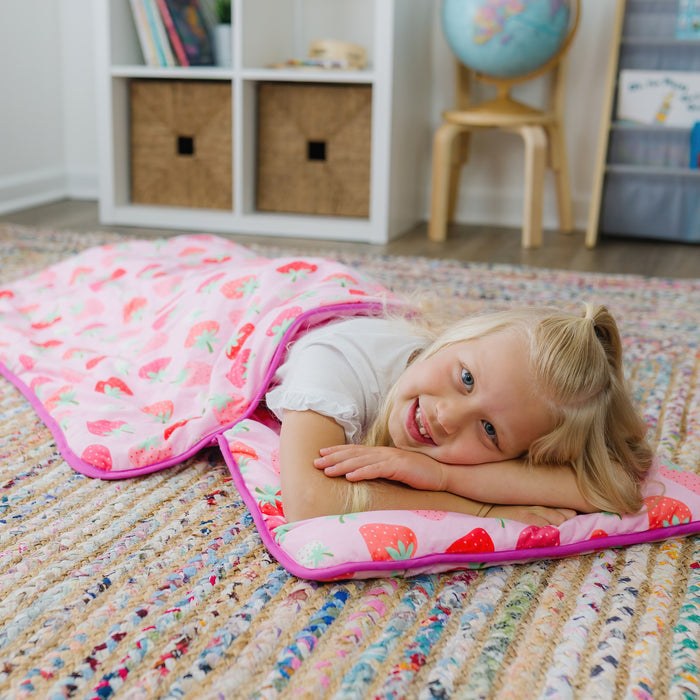 Strawberry Patch Velour Nap Mat