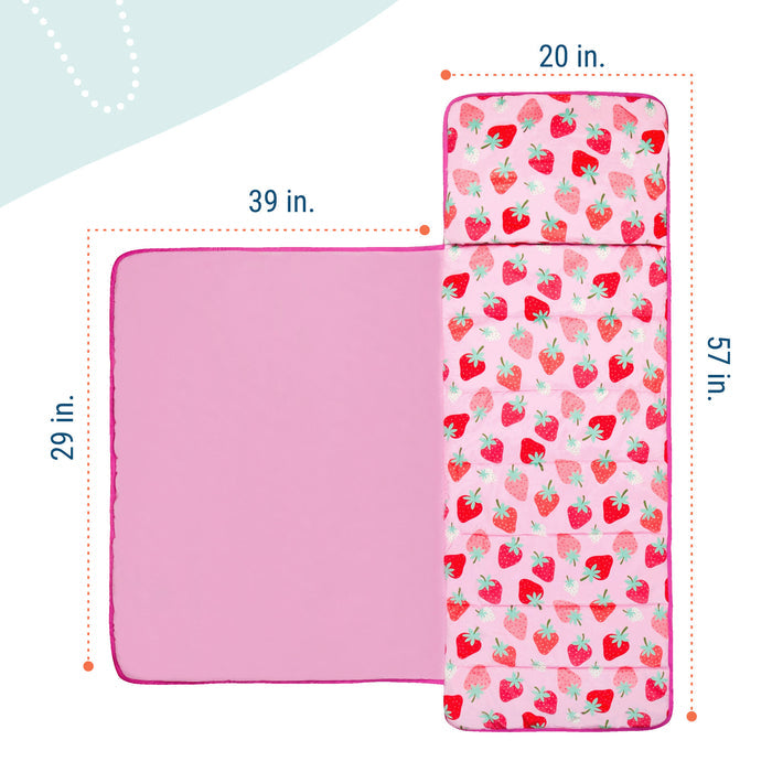 Strawberry Patch Velour Nap Mat