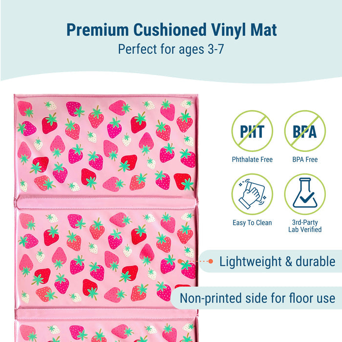 Strawberry Vinyl Nap Mat