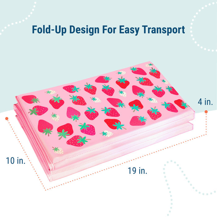 Strawberry Vinyl Nap Mat