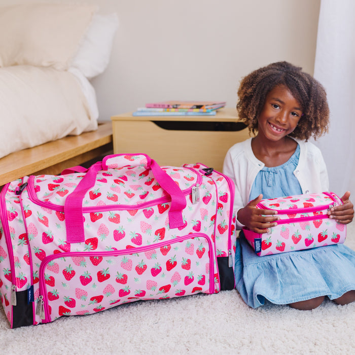 Strawberry Weekender Duffel Bag